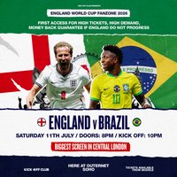 England Fanzone Soho - England Vs Norway (Quarter Final)