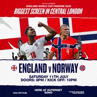 England Fanzone Soho - England Vs Norway (Quarter Final)
