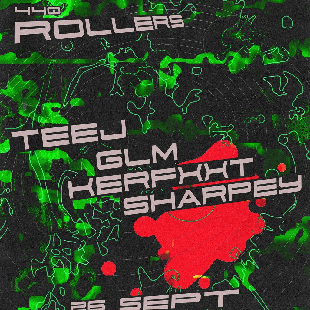 Rollers | Teej & GLM | WAREHOUSE RAVE at 440 Venue, Leicester