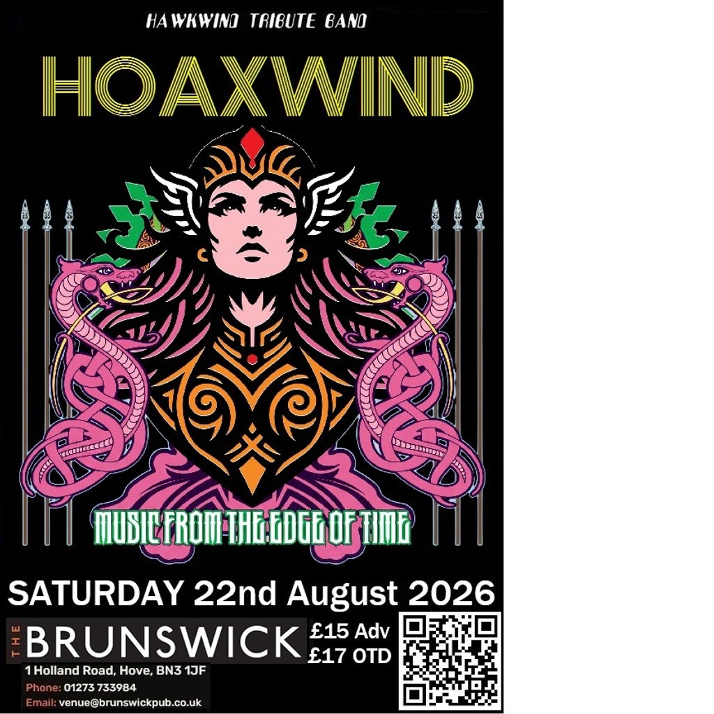 Hoaxwind Return to The Brunswick — gig artwork