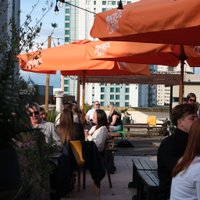 Drinks with a View! DJ all night at Jacobs Roof Garden