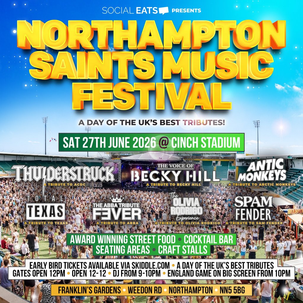Northampton Saints Müzik Festivali 2026