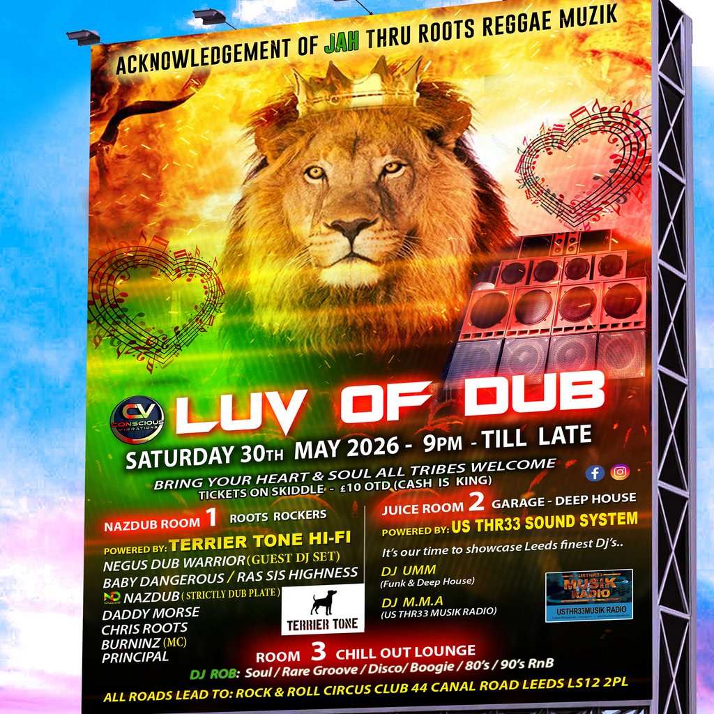 LUV OF DUB ... Roots & Dub, May Session 2026