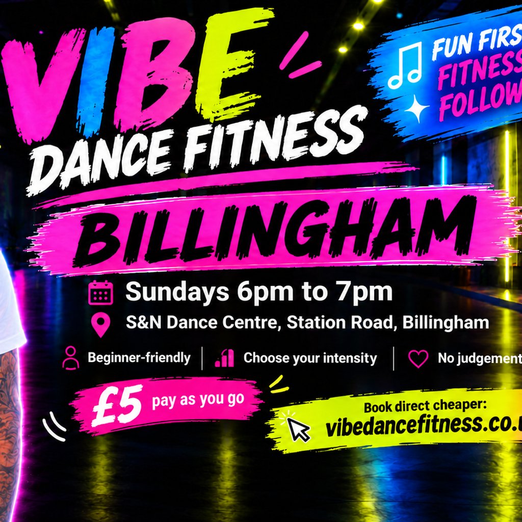 Vibe Dance Fitness Billingham at SandN Dance Centre, Stockton-on-Tees