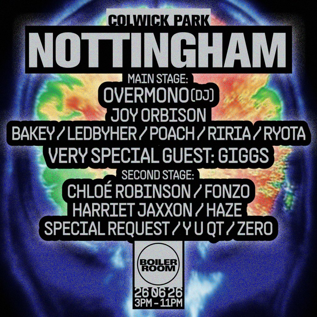 OVERMONO, GIGGS & MORE| Boiler Room: Nottingham at Colwick Park