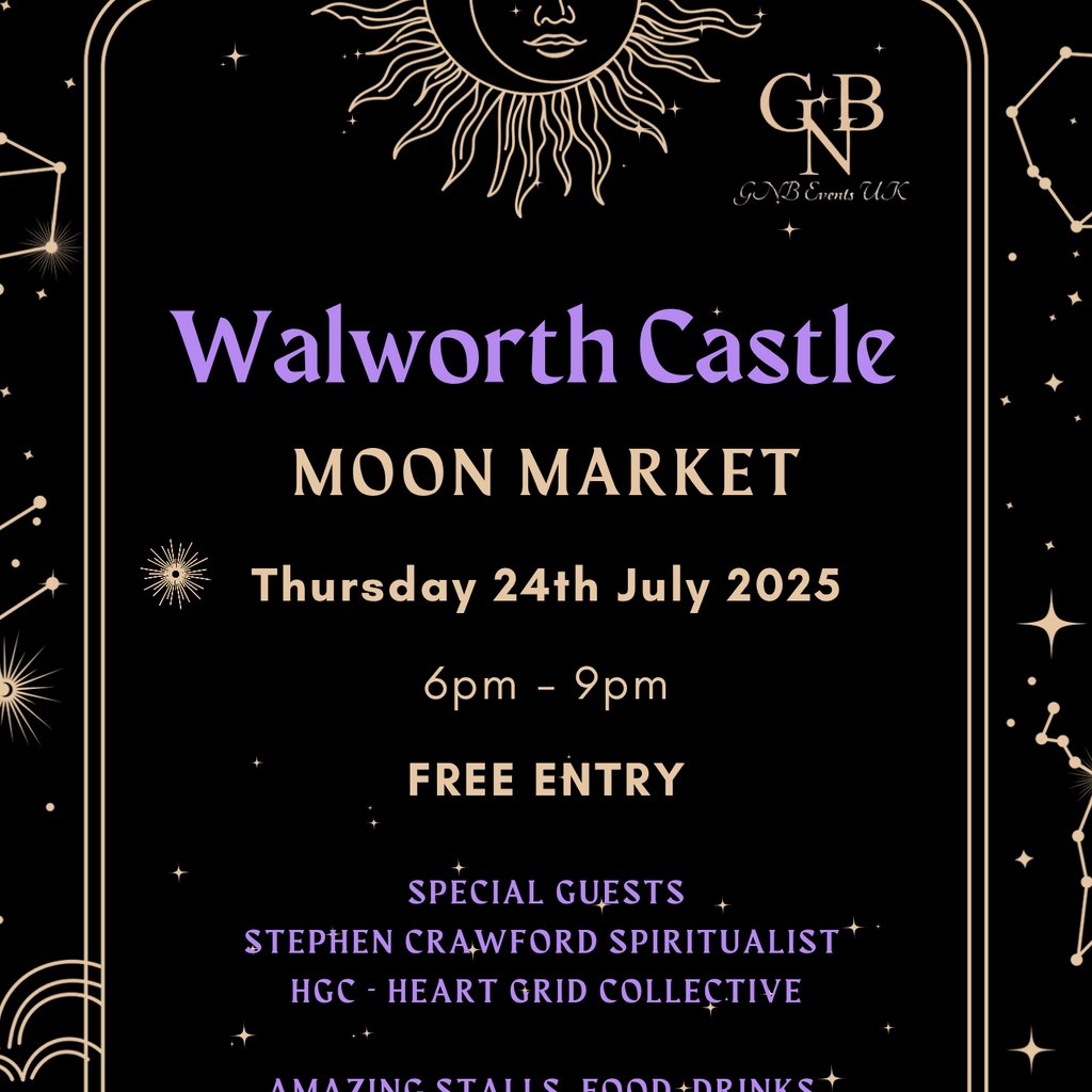 GNB Moon Market - Walworth Castle, 24 July | Event in Darlington | AllEvents