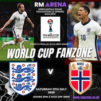 World Cup fanzone: England V Norway Quarter Final at The Rainton Arena