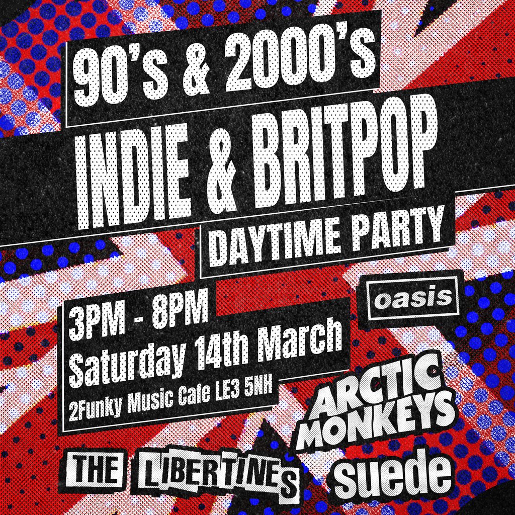 90s and 00s Indie & Britpop Daytime Party