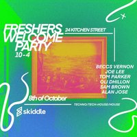 Freshers Welcome Party with CELLULAR SOUNDS @24 Kitchen Street at 24 Kitchen Street