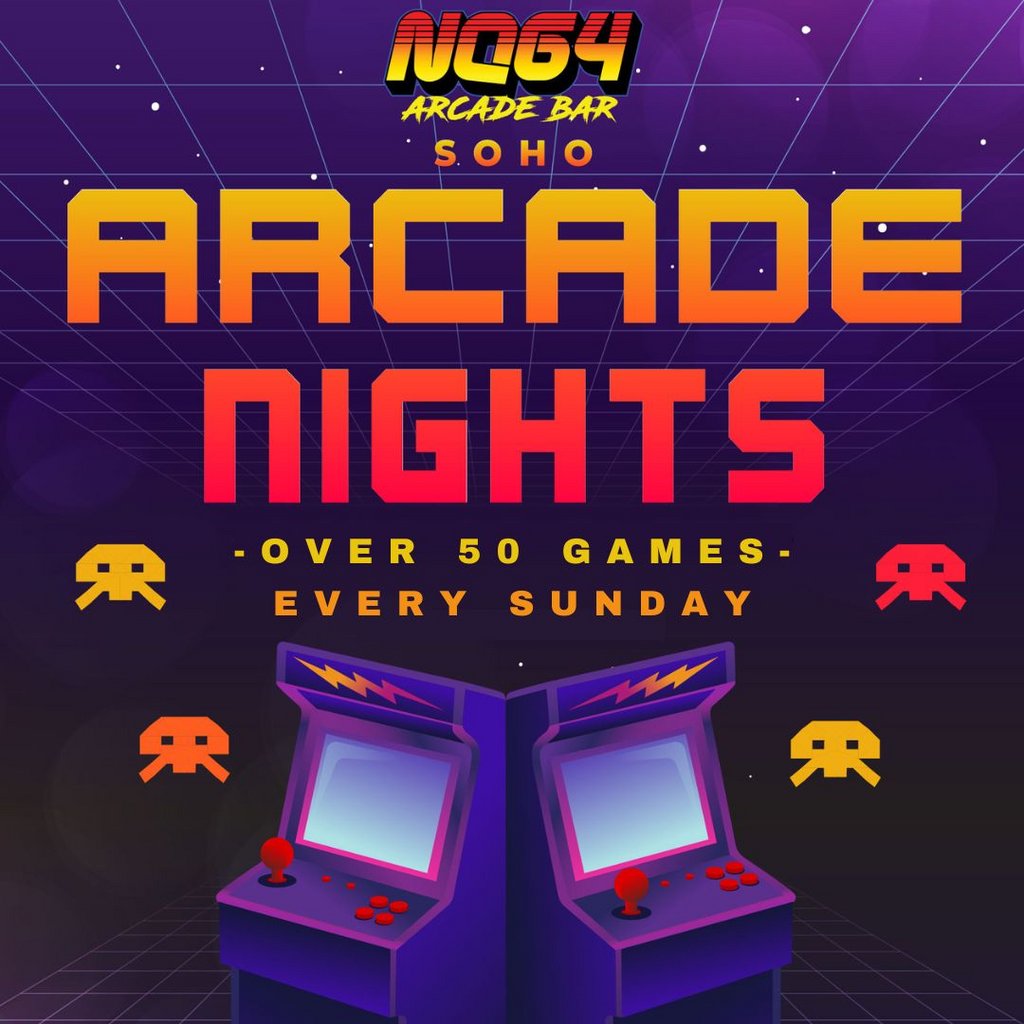 Arcade Nights at NQ64 Shoreditch - Every Sunday