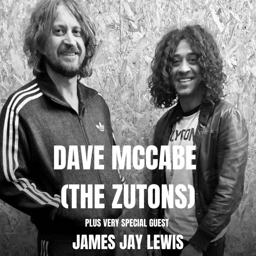 Dave McCabe (The Zutons) + James Jay Lewis — gig artwork
