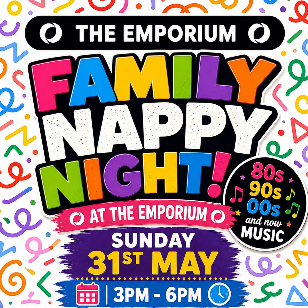 Family Nappy Night (Sunday 31st May)