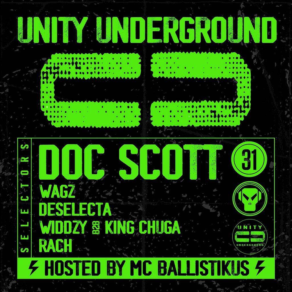 Unity Underground - Doc Scott, Deselecta, Wagz