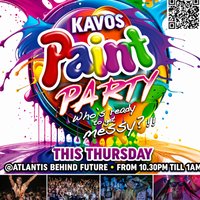 Kavos Paint Party this Thursday only at Future Nightclub