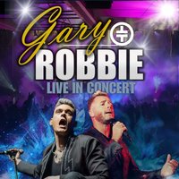 Dan Budd as Robbie Williams and Jon Fisher as Gary Barlow at The Arena Crewe