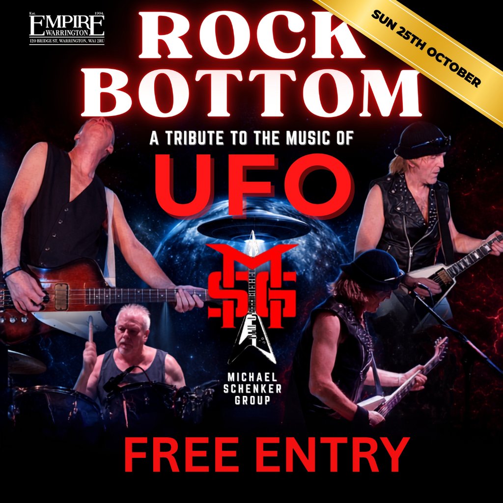 Ufo Tribute - Rock Bottom at Empire Warrington, Warrington