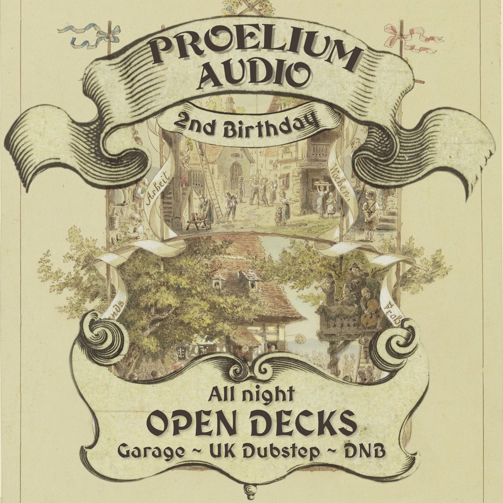 Proelium Audio 2nd Birthday - DNB, Garage & UK Dubstep