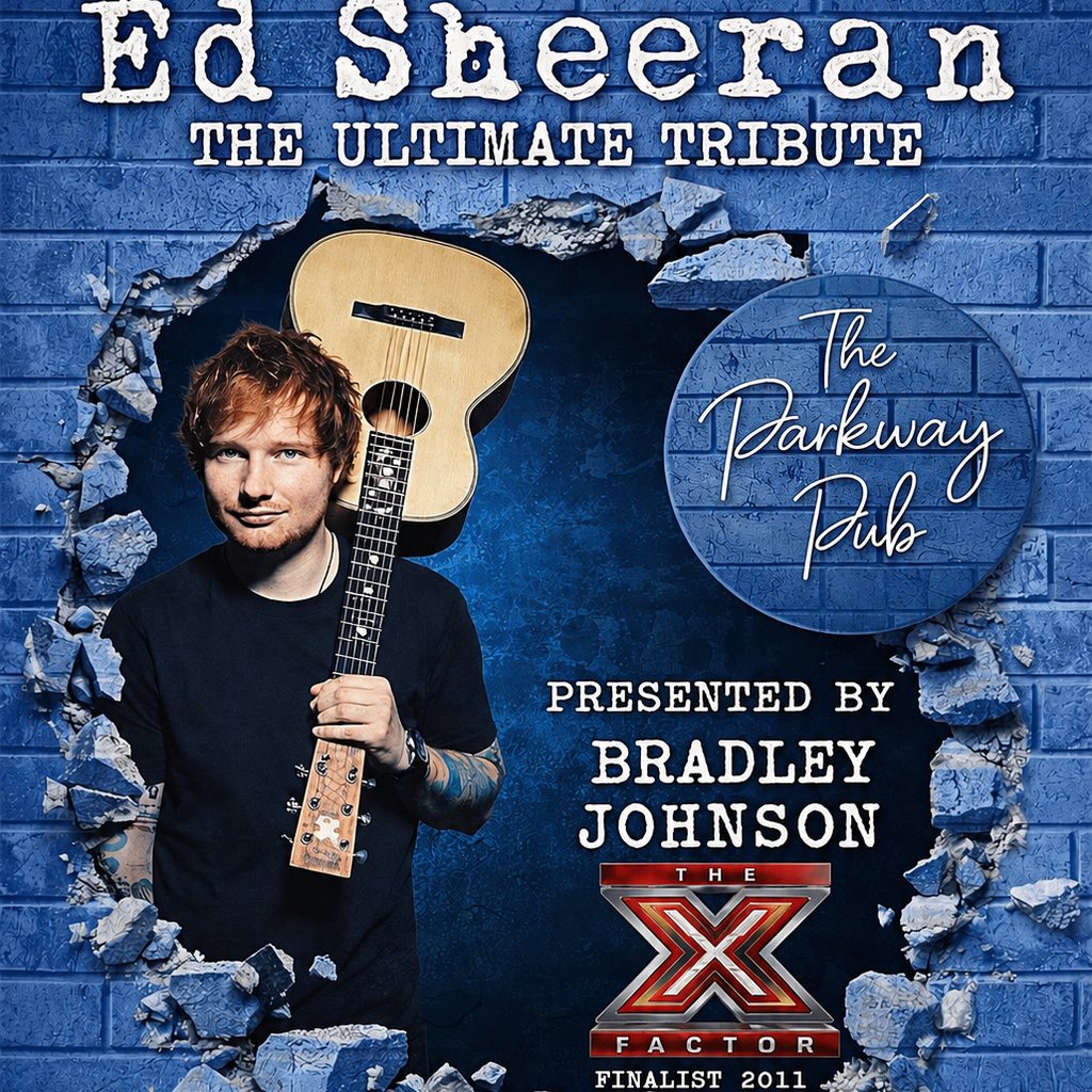 Ed Sheeran - The Ultimate Tribute at The Parkway Sports Bar, Lounge And Function Suite, Middlesbrough