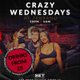 Crazy Wednesdays @ Zebrano Soho - Wednesday 11th June Event Title Pic