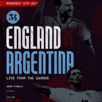54 Presents: England vs Argentina at 54 LIVERPOOL