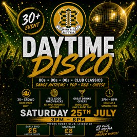 Leicester Vipers 30+ Daytime Disco