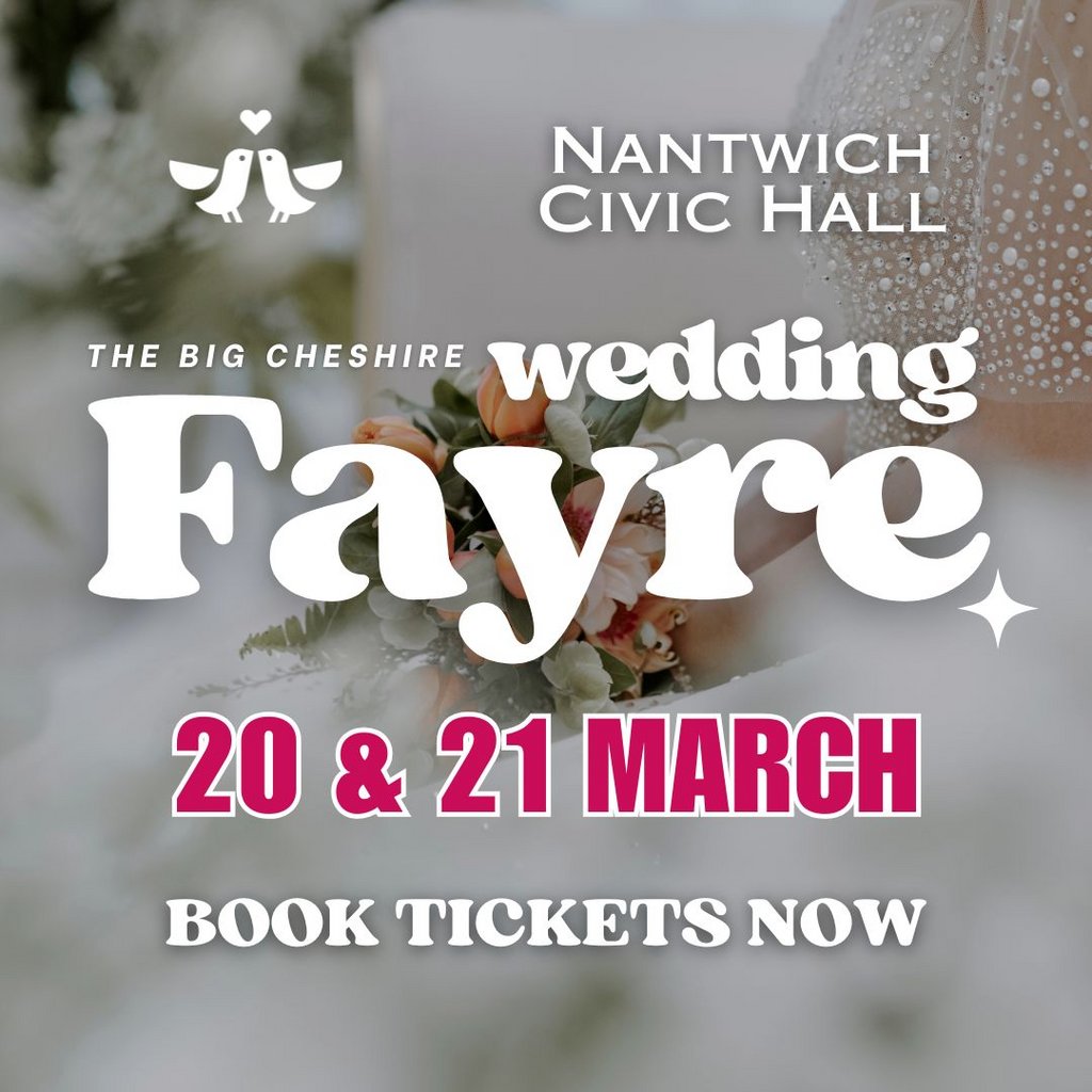 Cheshire Wedding Fair, Nantwich Civic Hall - 20 & 21 Mar 27