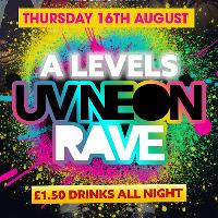 A levels results night UV neon rave | sells out every year