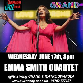 EMMA SMITH QUARTET Arts Wing @SWANSEA GRAND THEATRE