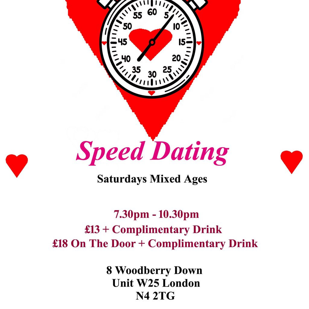Speed dating  mixed ages Saturdays