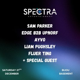 Spectra Pop Up @ Bijou