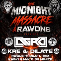 The Midnight Massacre & RAWDNB Presents AGRO KRE & DILATE