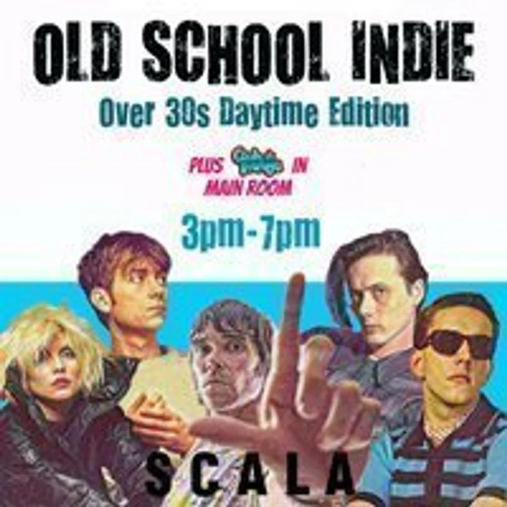 Old School Indie: Over 30s Daytime Party - 18th July, 3pm-7pm