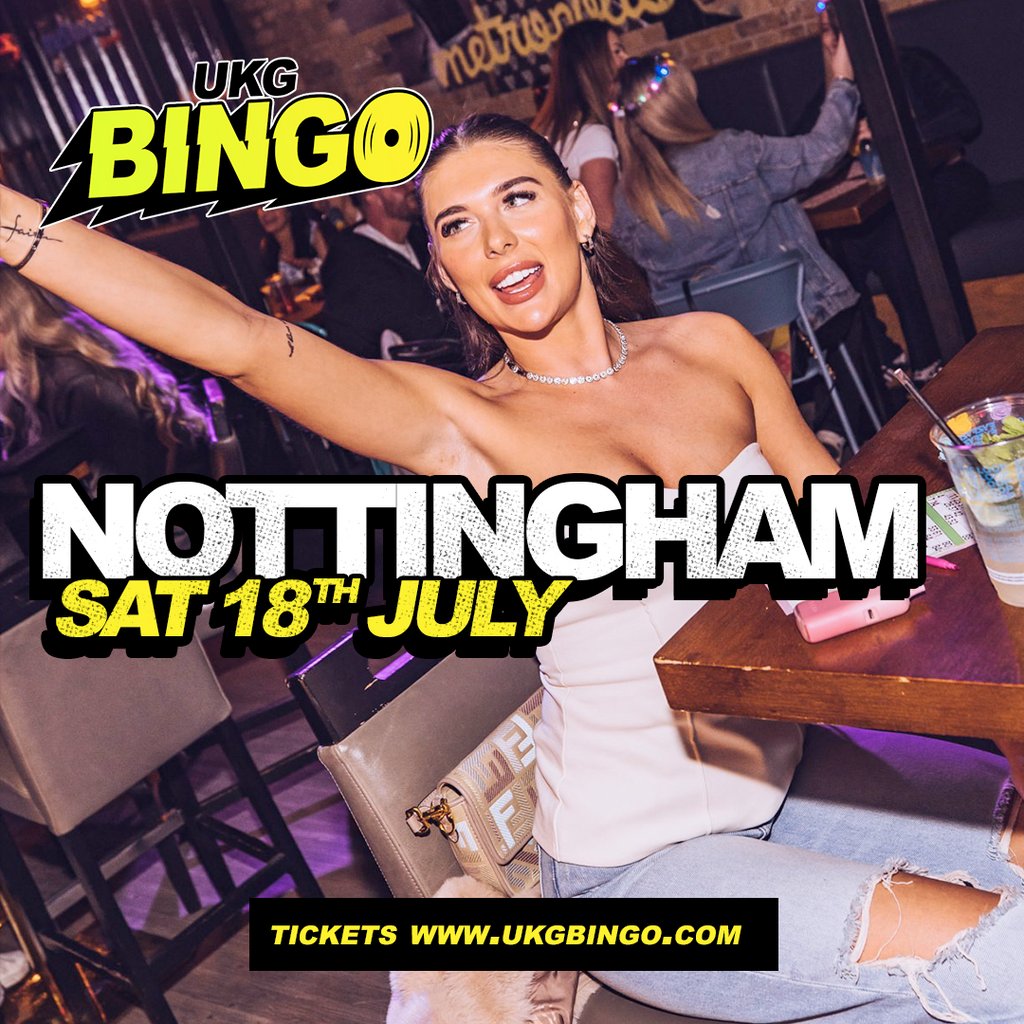 UKG Bingo Sat 18th July Nottingham