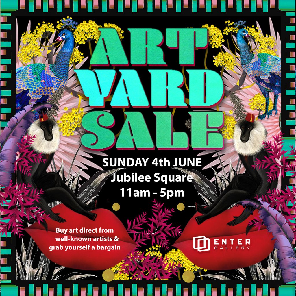 Art Yard Sale 2023 Jubilee Square Brighton Sun 4th June 2023 Lineup