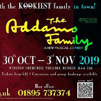 Encore Theatre UK presents The Addams Family Musical at THE WINSTON CHURCHILL HALL
