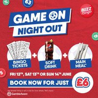 Bingo Balls: Eat, Drink & Play for £6 – Buzz Bingo Clacton