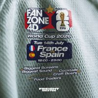 Fanzone 4D X Freight Brixton WC Semi Final: France V Spain at Freight Brixton