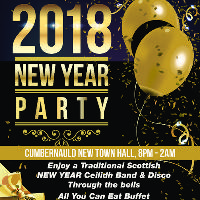 Hogmany New Year Ceilidh at Cumbernauld New Town Hall