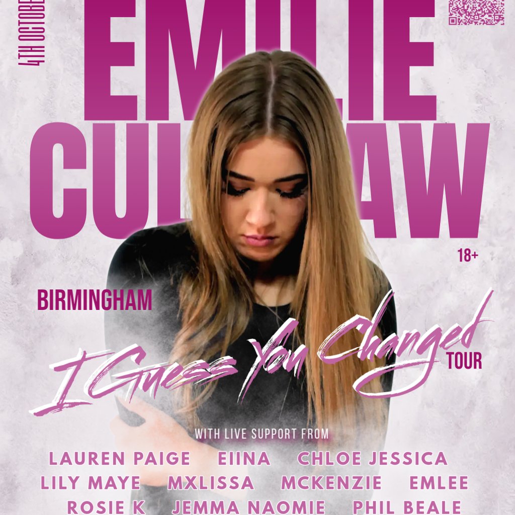 Big Condo Records Presents Emilie Culshaw IGYC Tour Birmingham