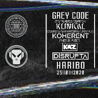 EQ Underground Festival 2020 : Grey Code,Klinical,Koherent,+more at The I Club