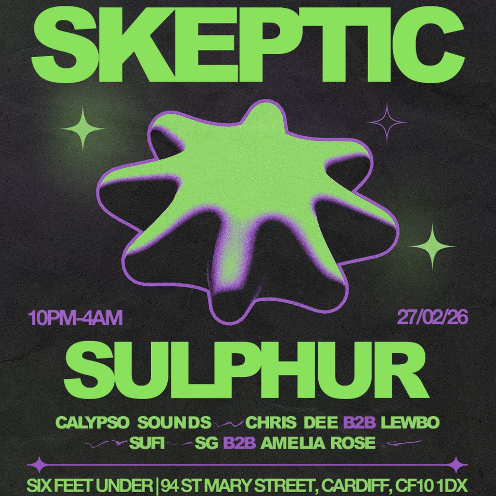 Calypso Sounds x SYNC: SKEPTIC, SULPHUR & More.