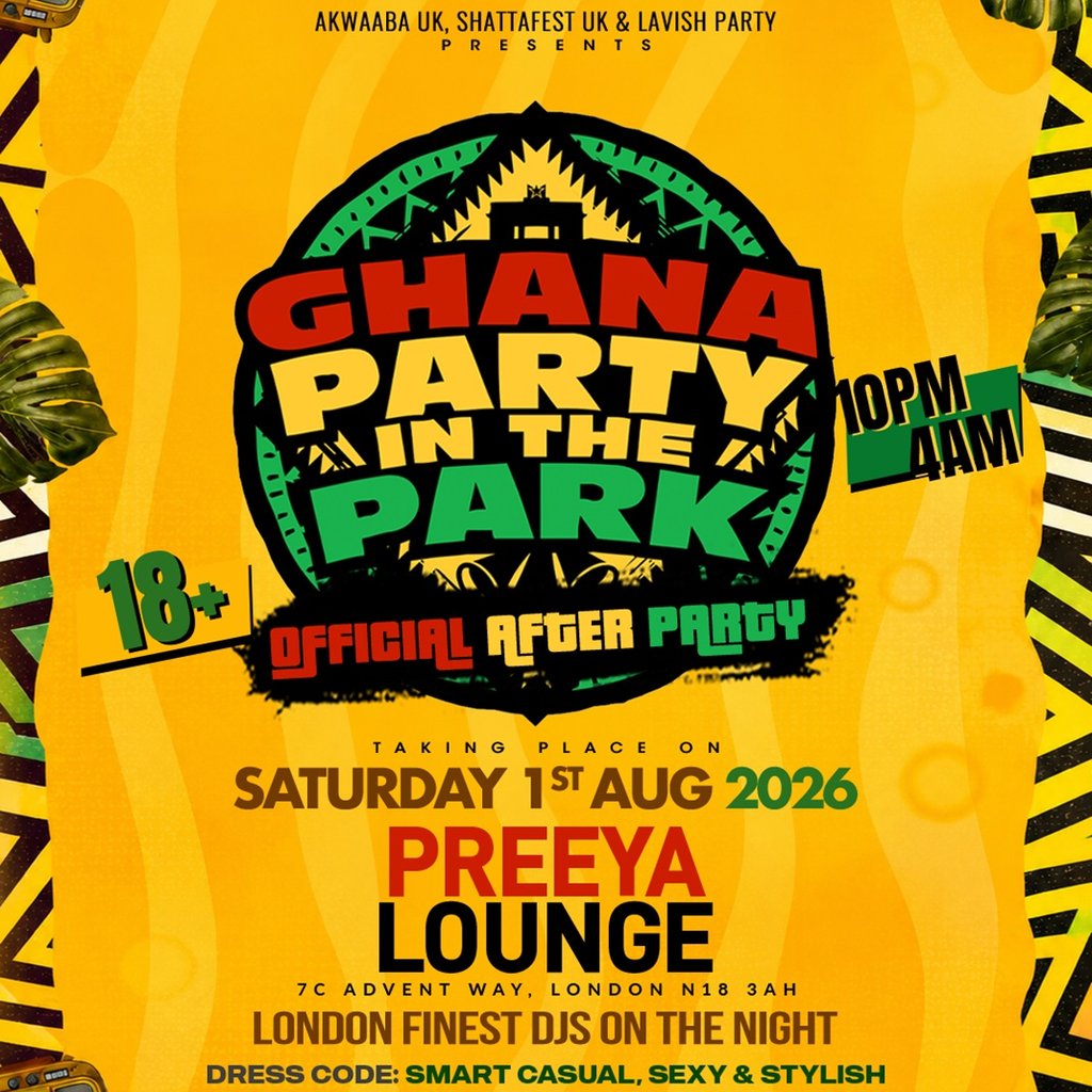 Ghana Party In The Park Official After Party