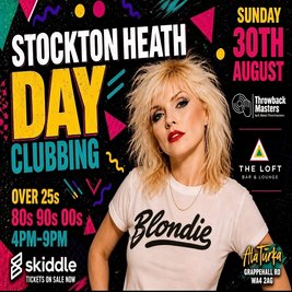 Throwback Masters Stockton Heath Over 25s Day Clubbing Event