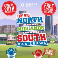 North vs. Midlands vs. South Sheffield Freshers Bar Crawl