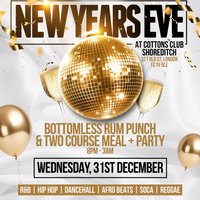 Reggae Hits Bottomless New Years Eve Party at Cottons