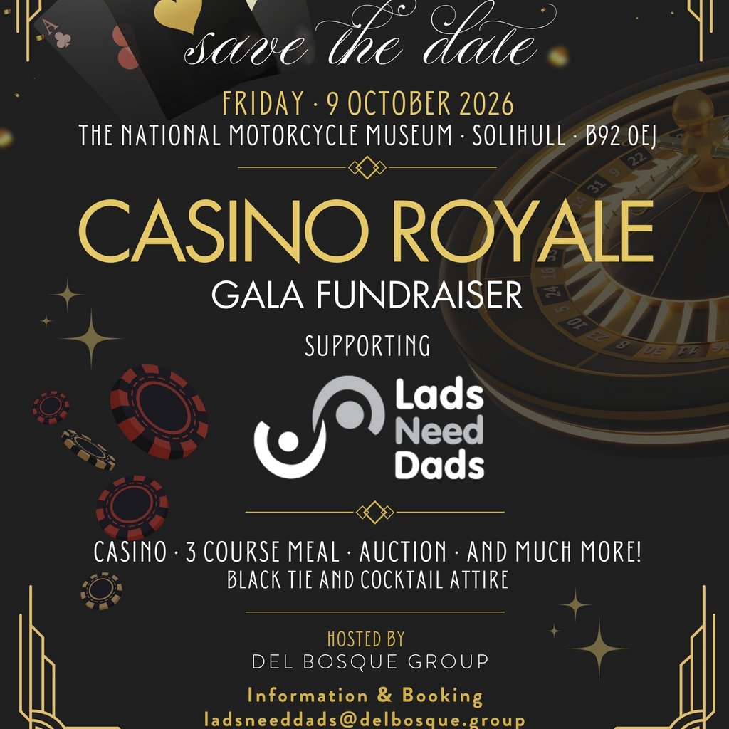 Lads need Dads Gala Sponsored by Del Bosque Group at The National Motorcycle Museum, Birmingham