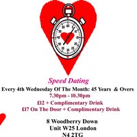 Speed dating 45 years & Overs Wednesdays at Creativity In Our Hands: Suzanne Asphall