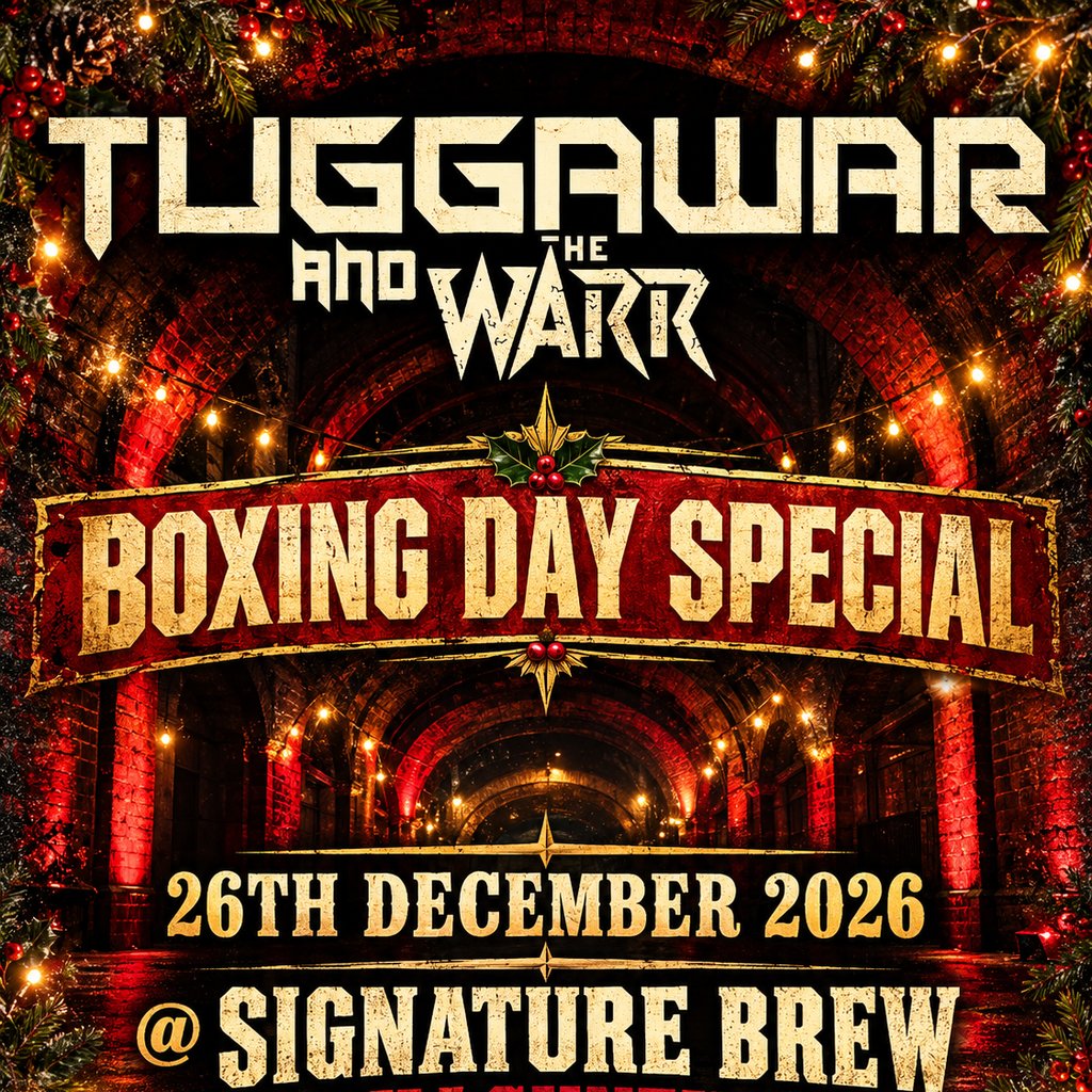 Tuggawar & The Warr Boxing Day Special — gig artwork
