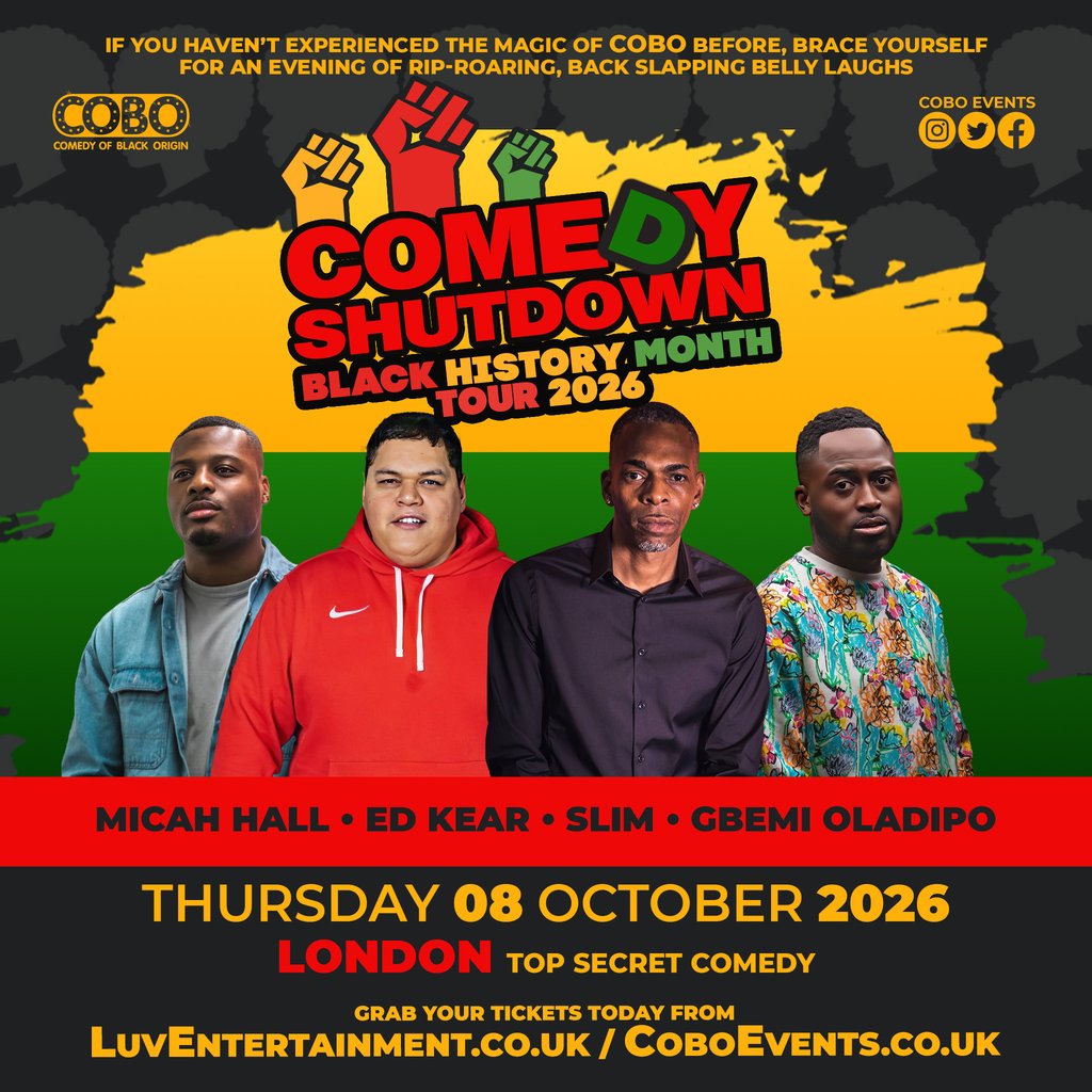 COBO : Comedy Shutdown | Black History Month Special - London