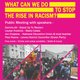 What can we do to stop the rise in racism? Event Title Pic